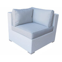 White Corner Chair