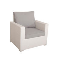 White High Back Single Chair