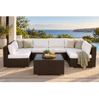 Brown Majeston Modular Outdoor Furniture Lounge