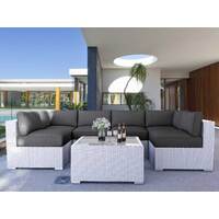 White Majeston Modular Outdoor Furniture Lounge