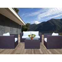 Brown Osiana 5 Piece Outdoor Furniture