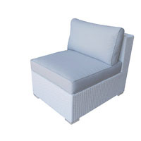White Armless Chair